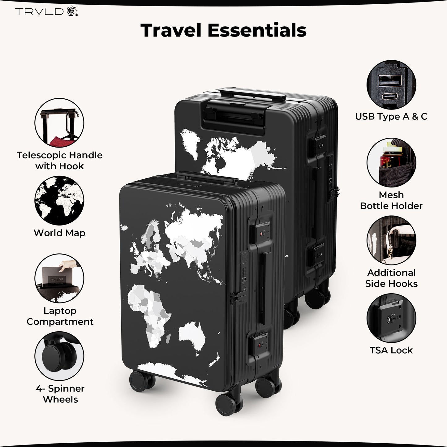 The Aluminum Frame All-In-One Carry On